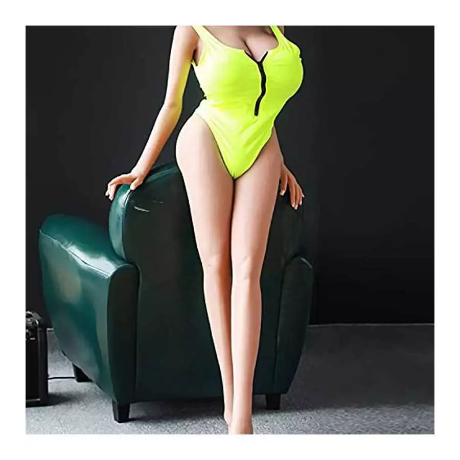 Wheat Color Full-Life Size Sex Doll Male Sex Toy Full-Body Silicone Doll TPE Adult Intended to Masturbate Body Sex Doll Full-Siz