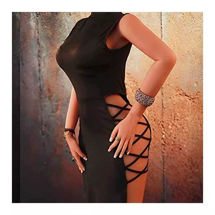 Life-Sized Sex Doll Male Masturbator Sex Toys for Men with Realistic Boobs Pussy Ass Butt with Feet Standing Adult Sex Doll for 