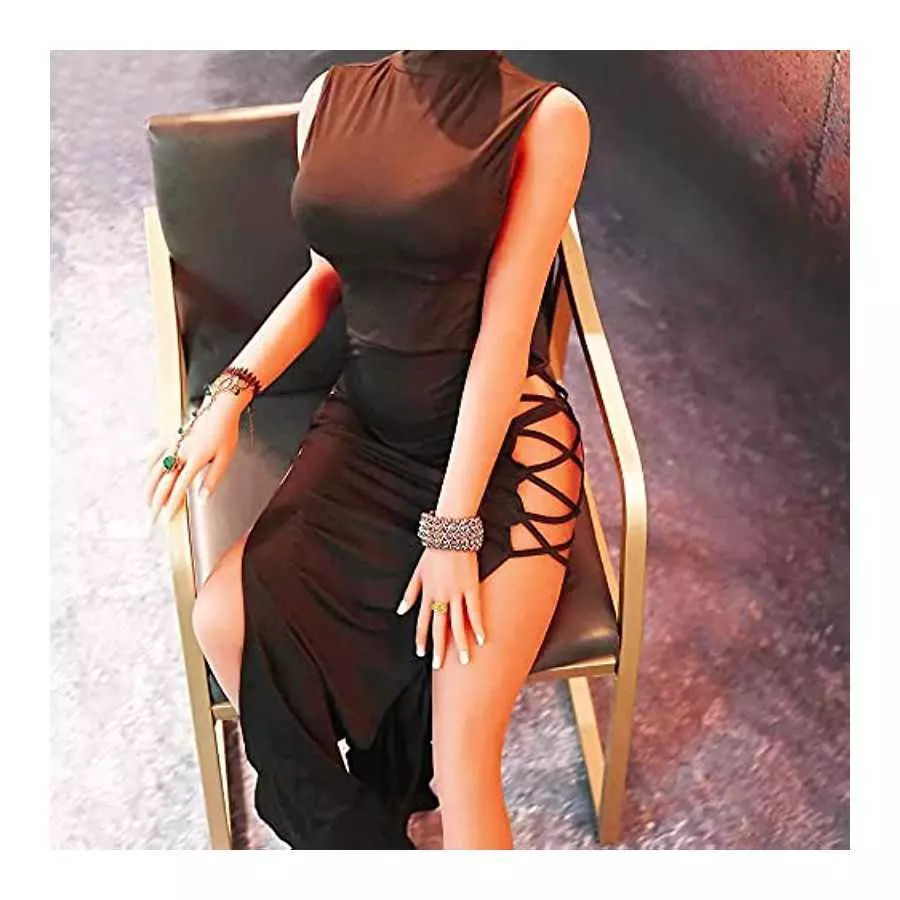 Sex Doll Male Realistic Life Size Torso Male Stroker Sex Toy for Mens Silicone Adult Butt Toy for Men Pleasure with Skeleton and