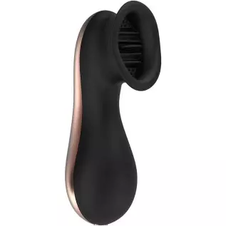 Shots Toys Dreamy Silicone Oral Clitoral Stimulator, Black