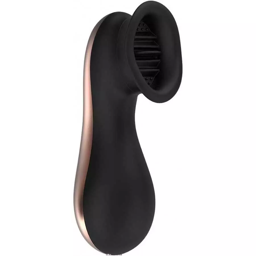 Shots Toys Dreamy Silicone Oral Clitoral Stimulator, Black Shots Toys Dreamy Silicone Oral Clitoral Stimulator, Black