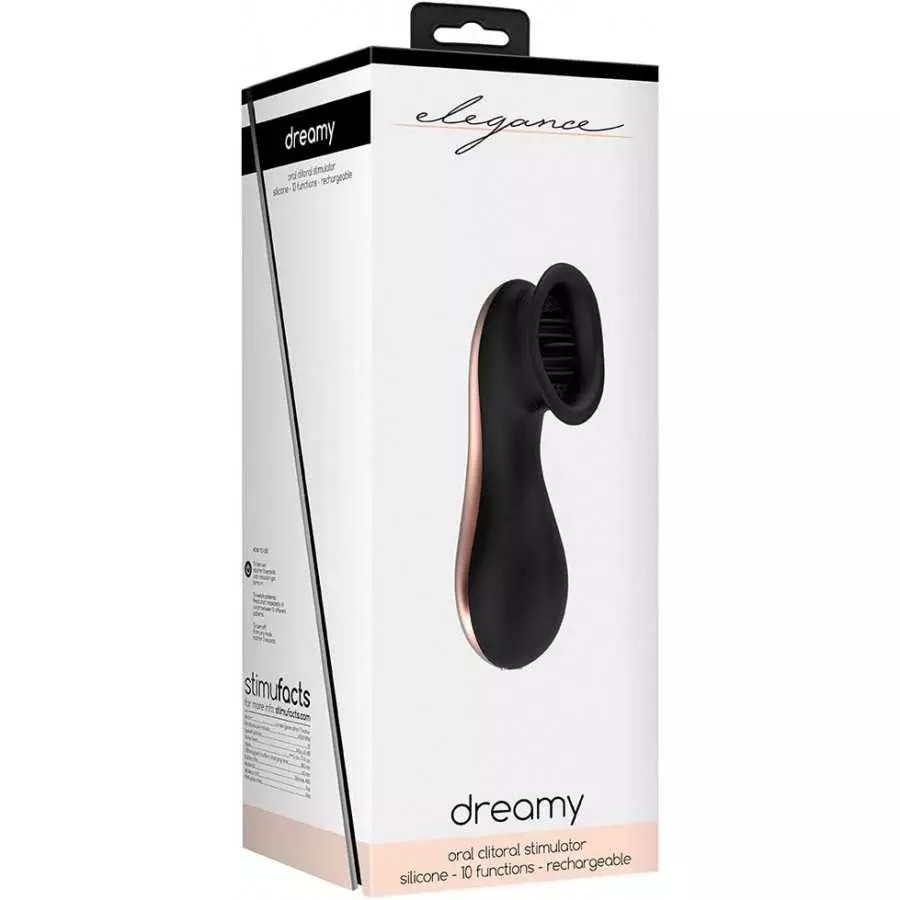 Shots Toys Dreamy Silicone Oral Clitoral Stimulator, Black