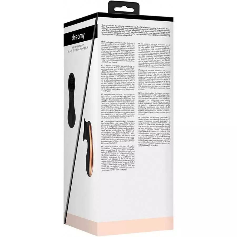 Shots Toys Dreamy Silicone Oral Clitoral Stimulator, Black