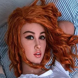 Realistic Silicone Sex Doll Head with Face Love Doll Adult Sex Toy Pussy Real Sex Toys Realistic Male Love Doll Wheat Skin（Only 