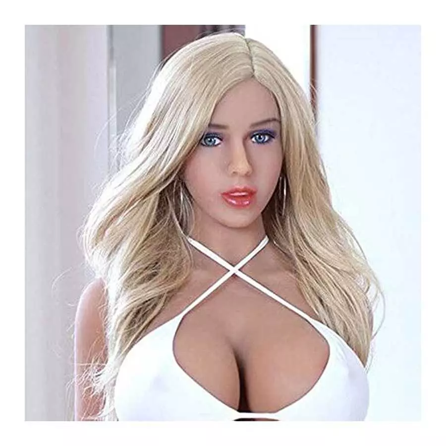Sex Doll Head 7LB Sex Toys for Men Suitable Female Torso Love Doll Men’s Sex Toy Male Masturbator Deep Oral Sex Flesh Light Real