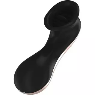 Shots Toys Dreamy Silicone Oral Clitoral Stimulator, Black