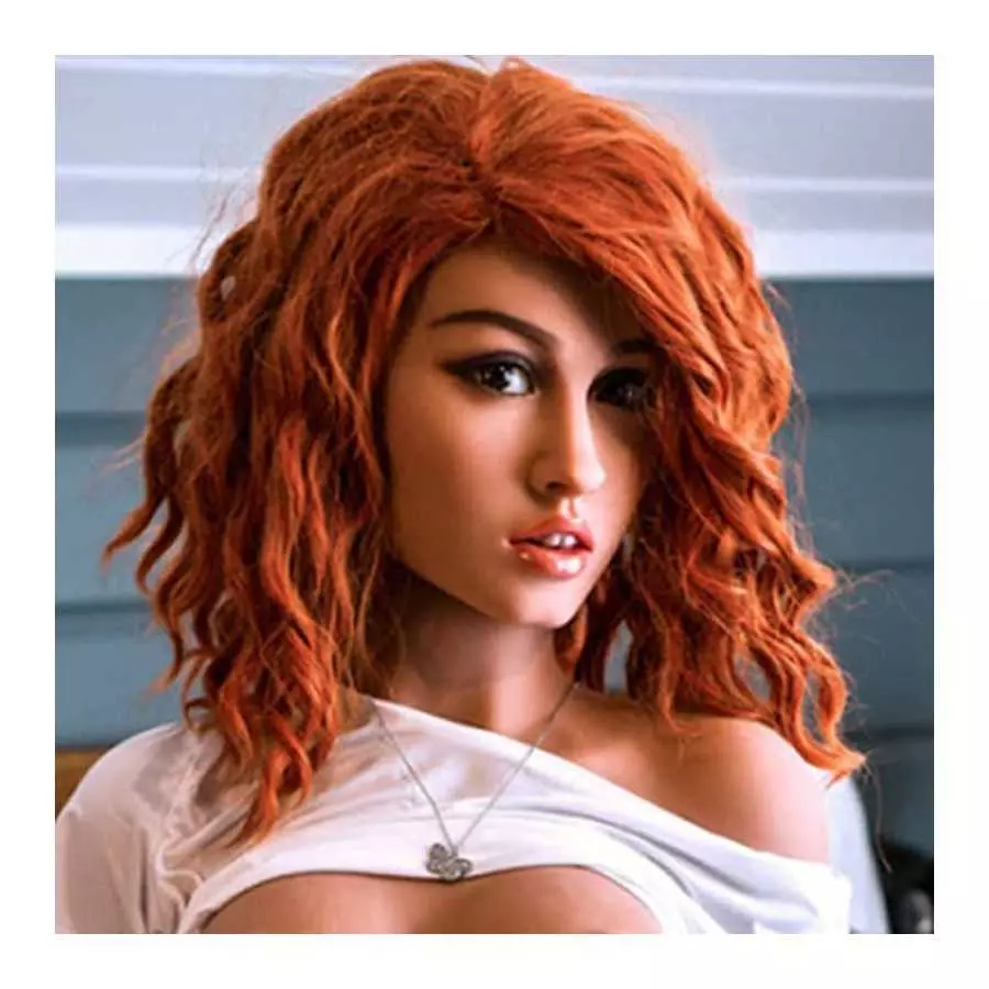 Male Masturbator Sex Doll Head Silicone Sex Realistic Face with Mouth Sex Stroker Adult Toys Love Dolls Head for Female Torso Ma