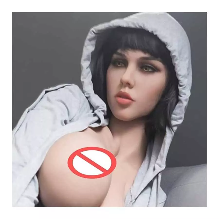 Realistic Face Silicone Sex Doll Head Love Doll Adult Sex Toy Pussy Real Sex Toys Realistic Male Love Doll Tan Skin（Only Head）