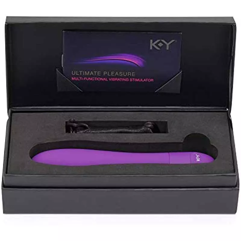 K-Y Ultimate Pleasure Personal Massager, Dual Speed, Multi-functional Vibrating Stimulator, Batteries Included, Vibrator for Ult