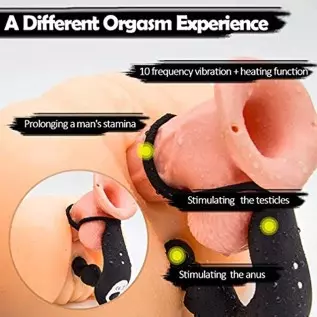 Anal Sex Toys with Penis Ring Anal Beads Rechargeable - Female Wearable Sex Stimulators - Prostate Stimulator Toys - Butt Massag Anal Sex Toys with Penis Ring Anal Beads Rechargeable - Female Wearable Sex Stimulators - Prostate Stimulator Toys - Butt Massag