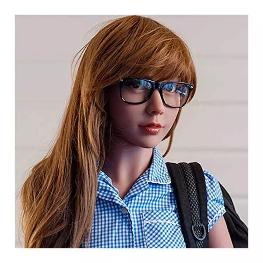 Brown Male Sex Doll Head with Realistic Face Love Doll Men Sex Dolls for Men Tight Oral for Female Masturbation Unisex Masturbat