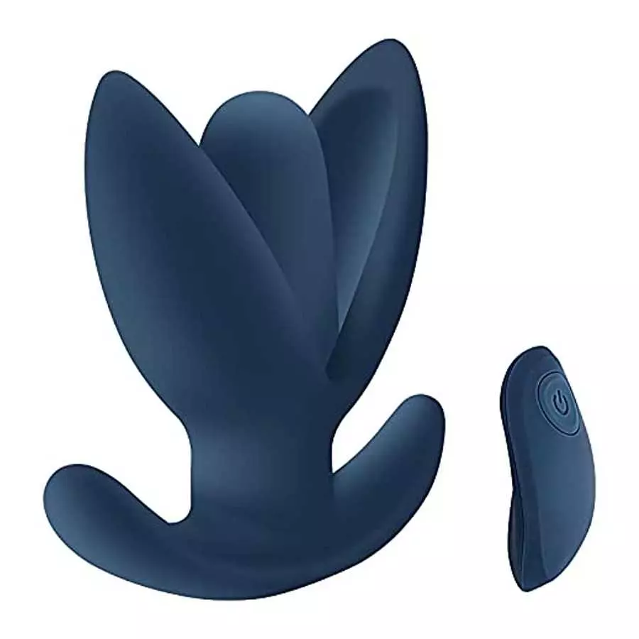 Vibrating Anal Plug Prostate Massage Discreet Rechargeable Flower Vibe with 10 Vibration Modes Waterproof for Women and Couple G Vibrating Anal Plug Prostate Massage Discreet Rechargeable Flower Vibe with 10 Vibration Modes Waterproof for Women and Couple G