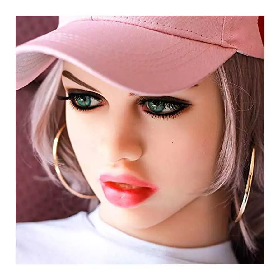 Silicone Doll Head for Full Body Sex Doll Male Dolls for Women TPE Full Body Sex Dolls Head Made of TPE Material Easy to Clean N