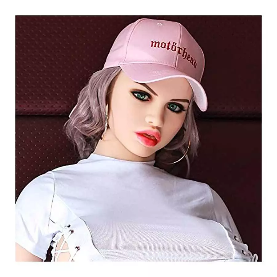 Silicone Doll Head for Full Body Sex Doll Male Dolls for Women TPE Full Body Sex Dolls Head Made of TPE Material Easy to Clean N