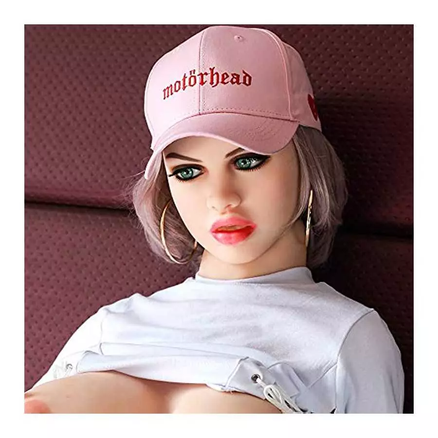 Silicone Doll Head for Full Body Sex Doll Male Dolls for Women TPE Full Body Sex Dolls Head Made of TPE Material Easy to Clean N