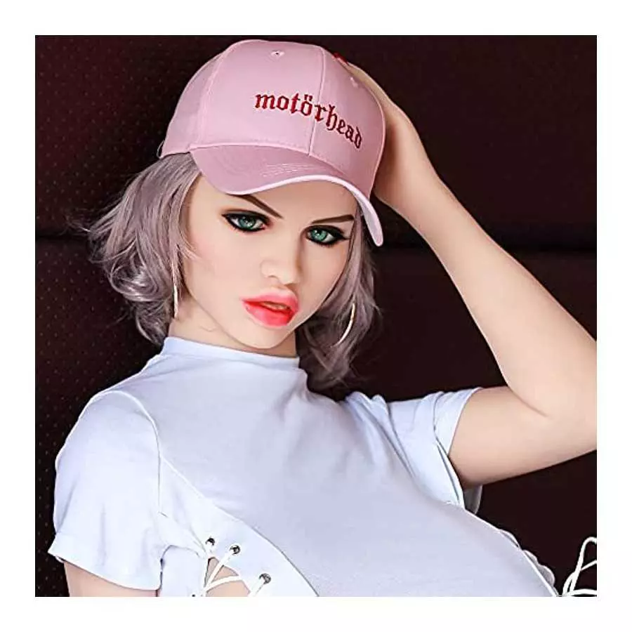 Silicone Doll Head for Full Body Sex Doll Male Dolls for Women TPE Full Body Sex Dolls Head Made of TPE Material Easy to Clean N