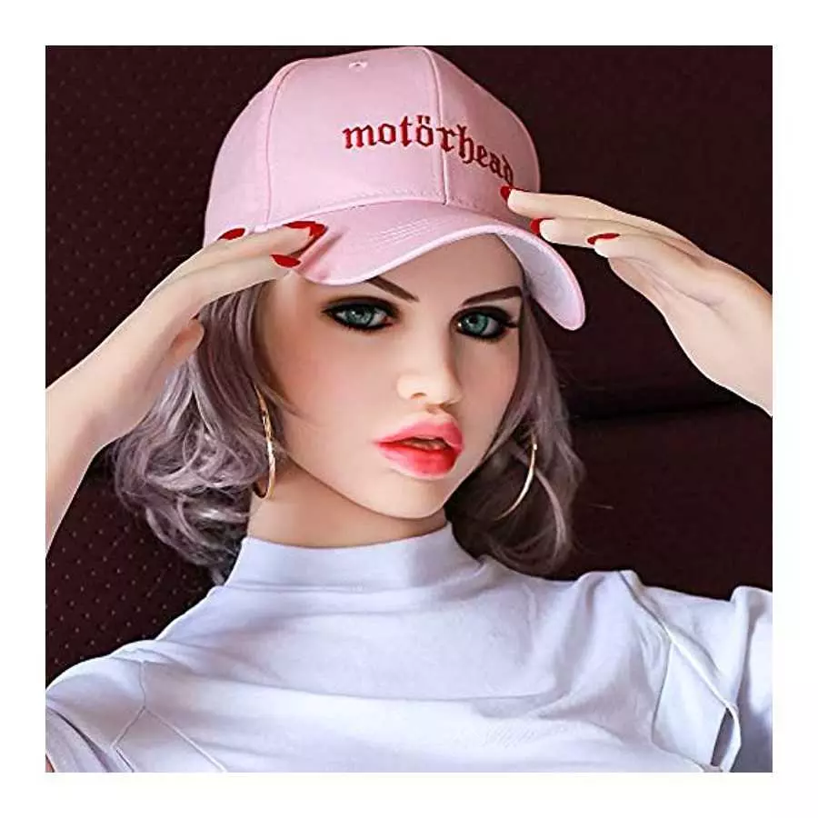 Silicone Doll Head for Full Body Sex Doll Male Dolls for Women TPE Full Body Sex Dolls Head Made of TPE Material Easy to Clean N