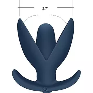 Vibrating Anal Plug Prostate Massage Discreet Rechargeable Flower Vibe with 10 Vibration Modes Waterproof for Women and Couple G Vibrating Anal Plug Prostate Massage Discreet Rechargeable Flower Vibe with 10 Vibration Modes Waterproof for Women and Couple G