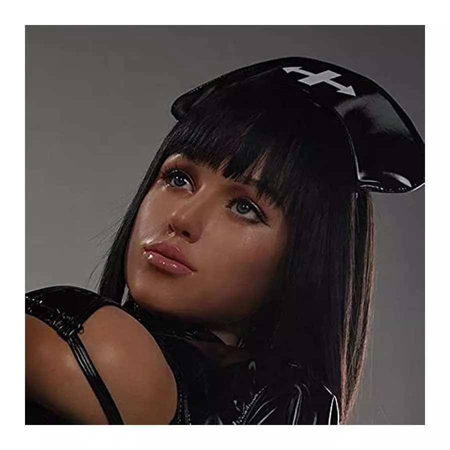 Lifelike Sex Doll Head for Sex Doll with European Adult Female Face Made of Silicone Dolls Head for Real Sex Suitable for Dolls 