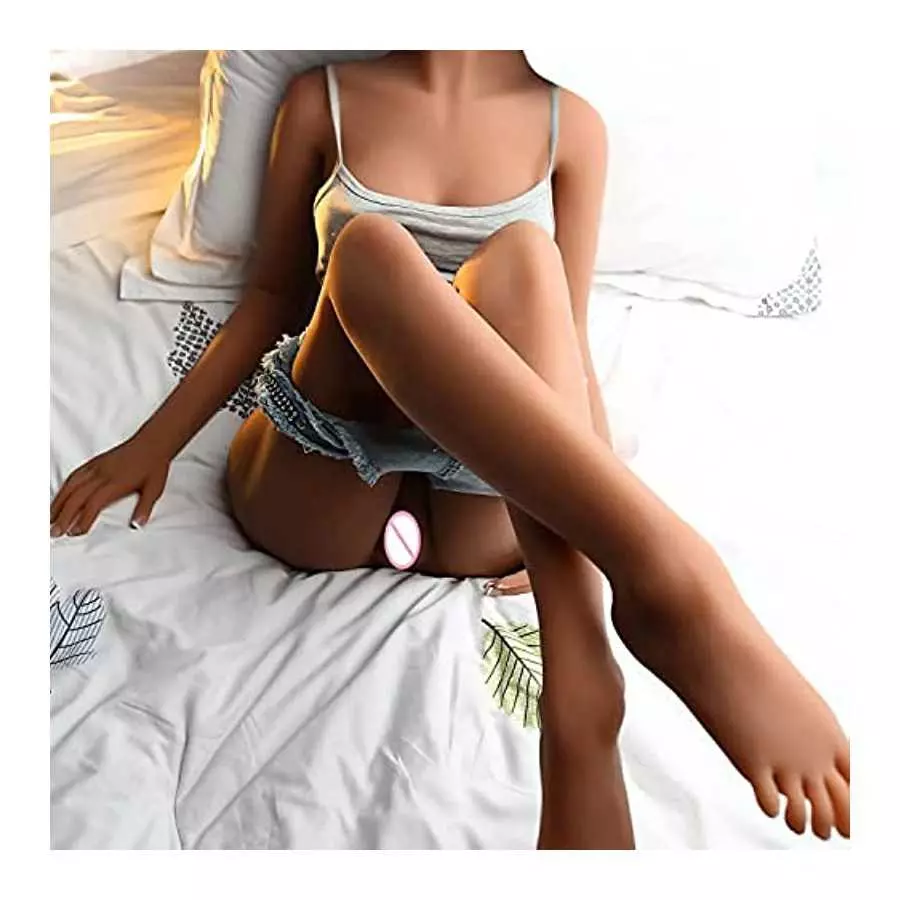 Silicone Doll Realistic 1:1 Real Torso Doll Sex Doll Beautiful Breasts Buttocks Flexible Legs Tight Vagina Anal Adult Sex Doll E