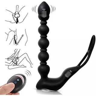Thrust Anal Vibrator with Remote Control Anal Sex Toys - Vibrating Anal Sex Toys, Anal Plugs, Prostate Stimulator Toys, Anal Toy