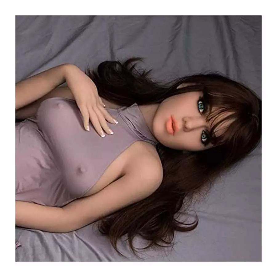 Sex Doll Head with Realistic Mouth with 3D Realistic Textured for Oral Sex,Wheat Skin,7lb Lifelike Male Masturbators Adult Sex T