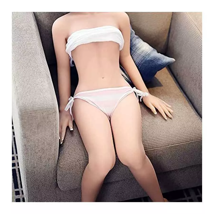 Adult Real Torso Sex Doll Natural Skin TPE Silicone Full Body Love Dolls for Man with Standing Feet Lifelike Lifesize 3D Realist