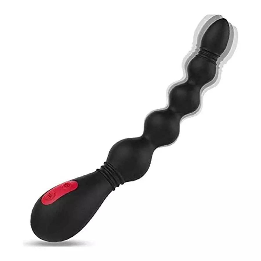 Thrusting Anal Vibrator Prostate Massager with Cock Ring, Remote Control Anal Sex Toy with 11 Thrusting & Vibrating Modes, Recha Thrusting Anal Vibrator Prostate Massager with Cock Ring, Remote Control Anal Sex Toy with 11 Thrusting & Vibrating Modes, Recha
