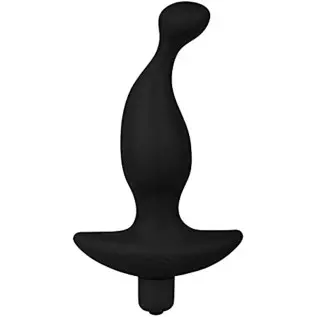 EIS Curvy Wonder Anal Vibrator - Prostate Vibrator, Vibrating Anal Plug, Anal Dildo, Ergonomic, Wide Base - Suitable for Beginne