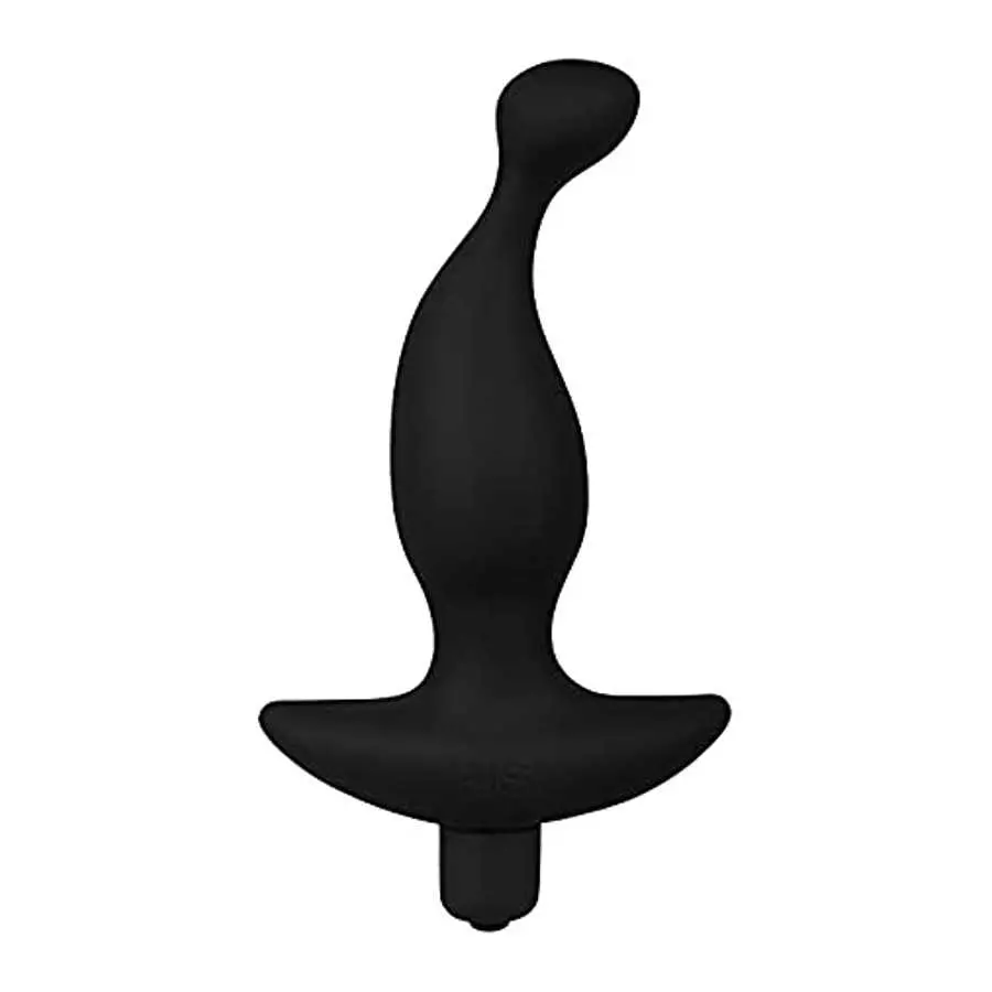 EIS Curvy Wonder Anal Vibrator - Prostate Vibrator, Vibrating Anal Plug, Anal Dildo, Ergonomic, Wide Base - Suitable for Beginne EIS Curvy Wonder Anal Vibrator - Prostate Vibrator, Vibrating Anal Plug, Anal Dildo, Ergonomic, Wide Base - Suitable for Beginne