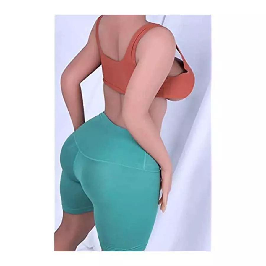 Realistic Full Size Sex Doll with 163cm Huge Butt Boobs, TPE Material Full Body Male Life Like Love Doll with Vagina Anal Sex To