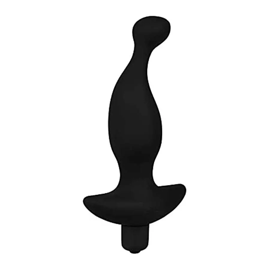 EIS Curvy Wonder Anal Vibrator - Prostate Vibrator, Vibrating Anal Plug, Anal Dildo, Ergonomic, Wide Base - Suitable for Beginne