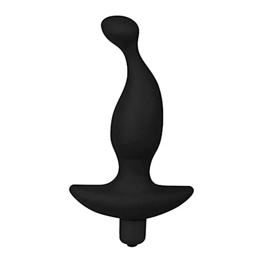 EIS Curvy Wonder Anal Vibrator - Prostate Vibrator, Vibrating Anal Plug, Anal Dildo, Ergonomic, Wide Base - Suitable for Beginne