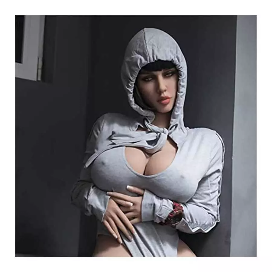 Silicone Sex Doll Head for Doll Silicone Doll for Women TPE Sex Dolls of Adult Women Realistic Elasticity Soft with Built-in Met