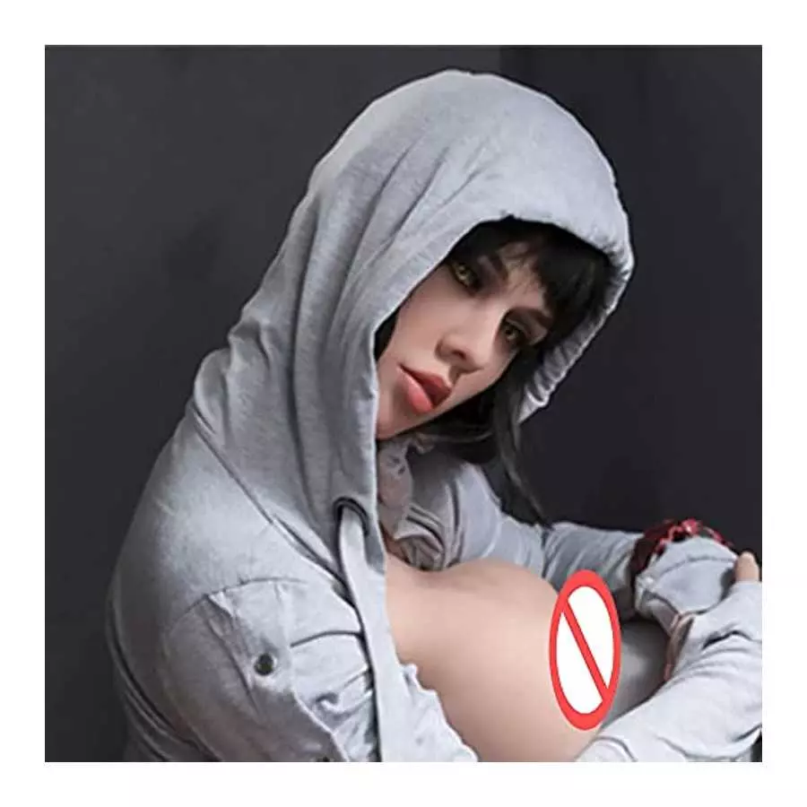 Silicone Sex Doll Head for Doll Silicone Doll for Women TPE Sex Dolls of Adult Women Realistic Elasticity Soft with Built-in Met