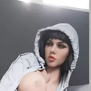 Silicone Sex Doll Head for Doll Silicone Doll for Women TPE Sex Dolls of Adult Women Realistic Elasticity Soft with Built-in Met