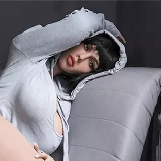 Silicone Sex Doll Head for Doll Silicone Doll for Women TPE Sex Dolls of Adult Women Realistic Elasticity Soft with Built-in Met