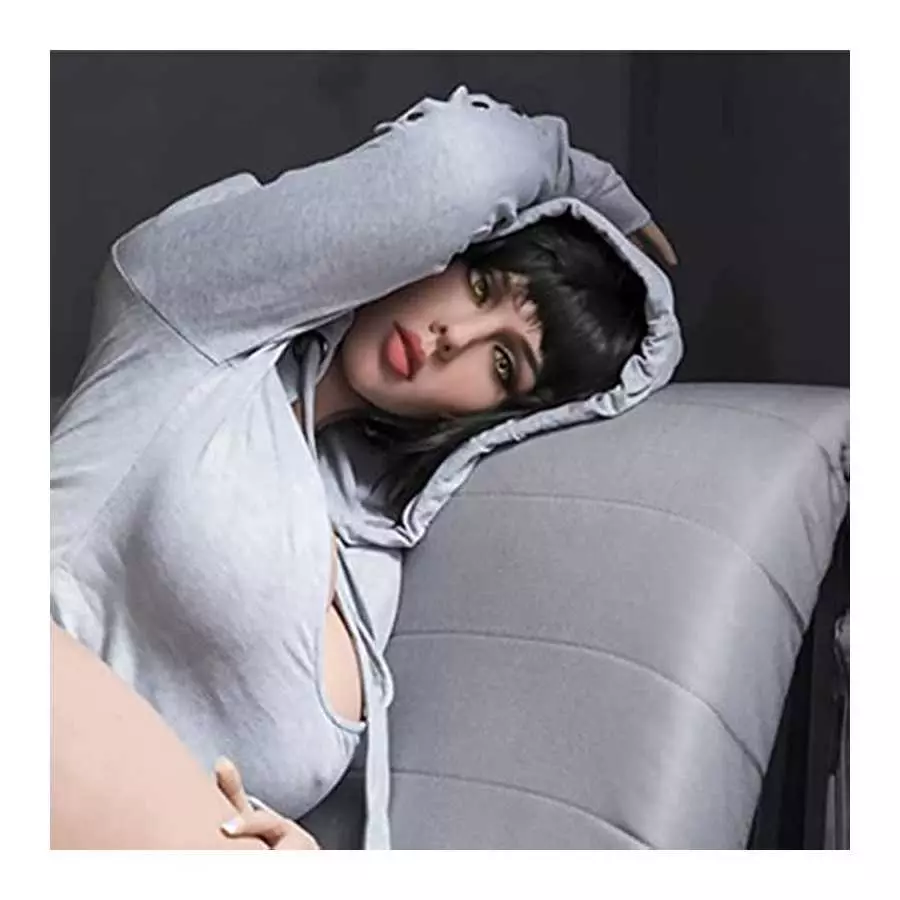 Silicone Sex Doll Head for Doll Silicone Doll for Women TPE Sex Dolls of Adult Women Realistic Elasticity Soft with Built-in Met