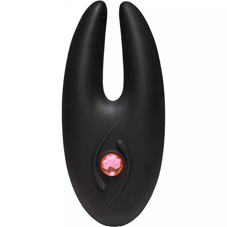 Doc Johnson Body Bling - Breathless - Jeweled 8 Function Rechargeable Mini-Vibrator in Soft and Flexible SecondSkyn Silicone - P