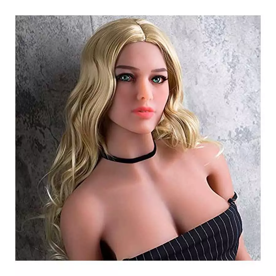 Women Torso Sex Solid Adult Toy Sex Doll Head for Body Sexy Real Torso Love Dolls D Cup Torso Sex Toys for Men TPE Solid Wheat S