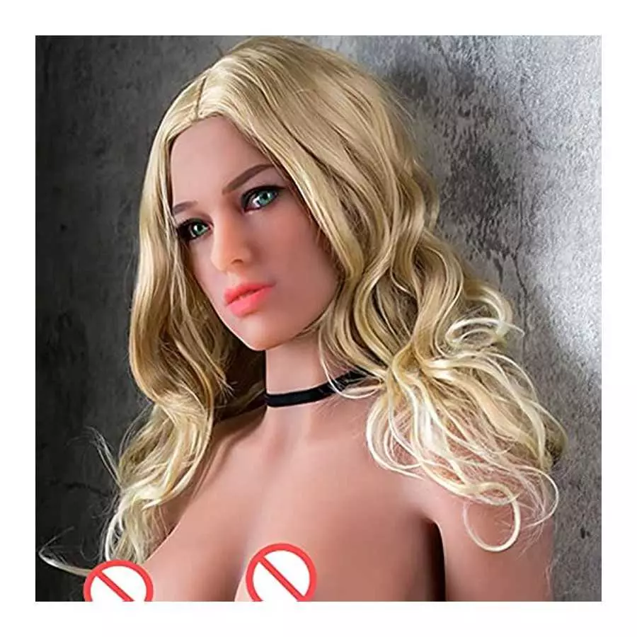 Women Torso Sex Solid Adult Toy Sex Doll Head for Body Sexy Real Torso Love Dolls D Cup Torso Sex Toys for Men TPE Solid Wheat S