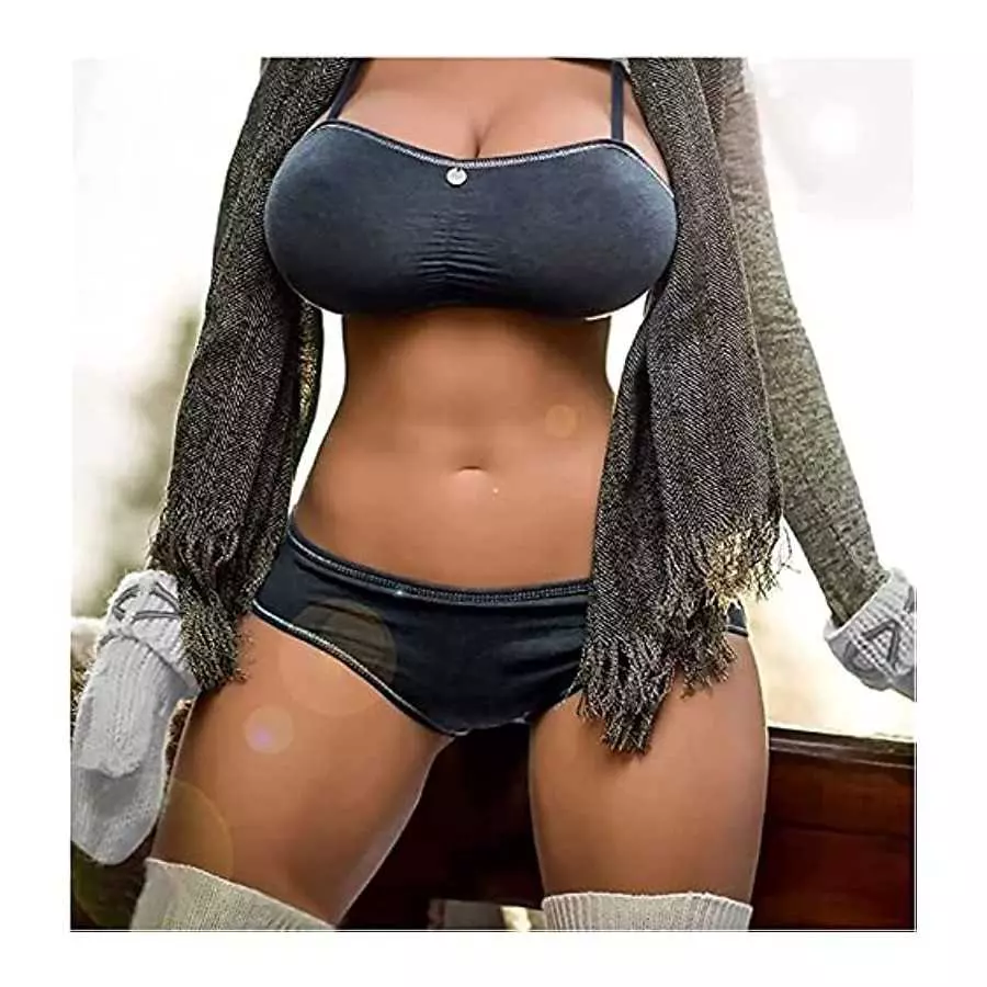 Male Silicone TPE Sex Doll Full-Size Sex Doll Women Torso Big Breasts Sex Doll Foot Standing Sex Life