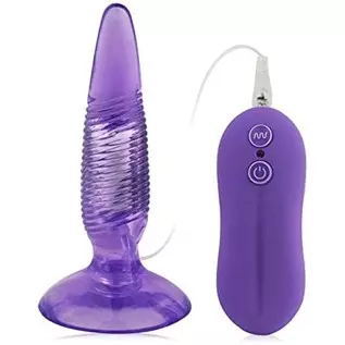 Pink 6k Cherry's Vibrating Butt Plug, 3.4 Ounce