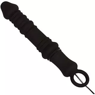 Vibrating Anal Stimulator - Butt Plug with 10 Functions of Vibrations - Textured Vibe