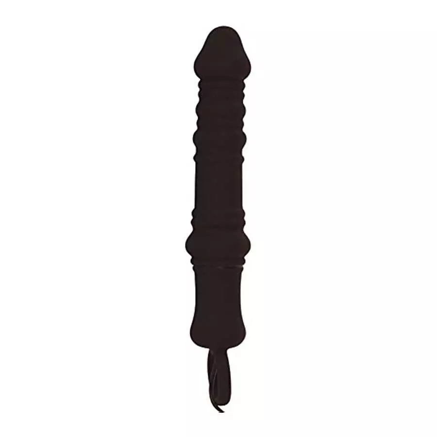 Vibrating Anal Stimulator - Butt Plug with 10 Functions of Vibrations - Textured Vibe
