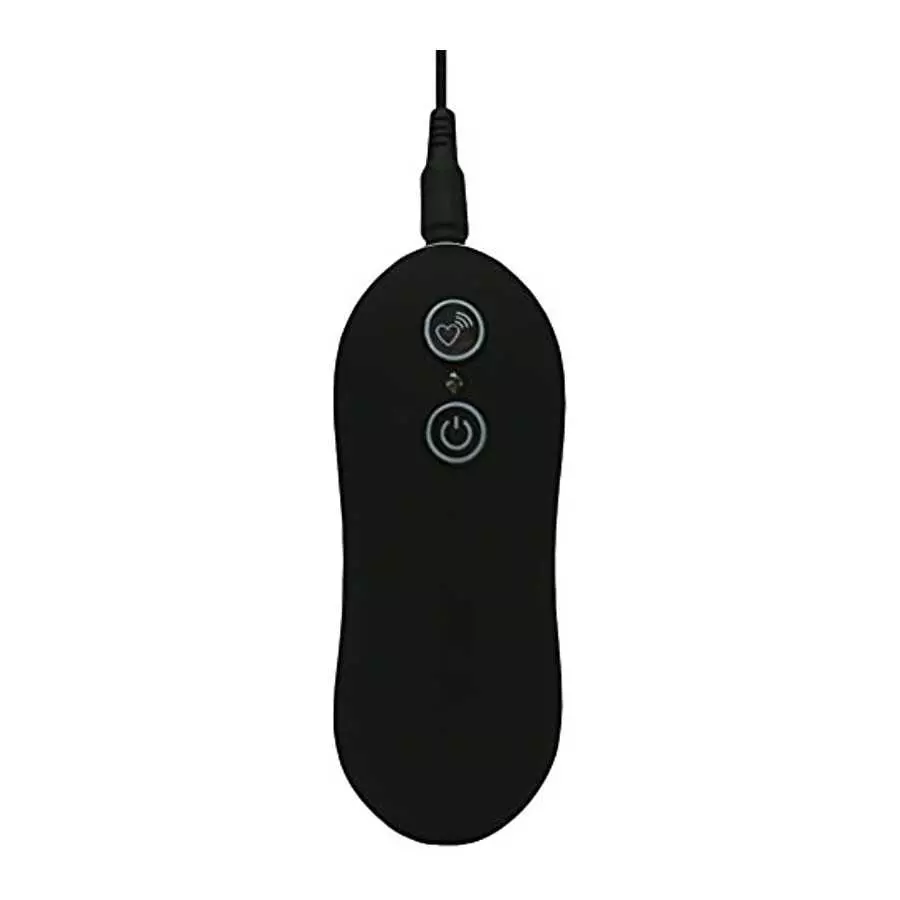 Vibrating Anal Stimulator - Butt Plug with 10 Functions of Vibrations - Textured Vibe