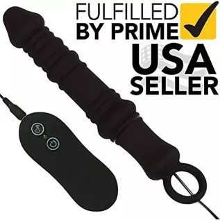 Vibrating Anal Stimulator - Butt Plug with 10 Functions of Vibrations - Textured Vibe Vibrating Anal Stimulator - Butt Plug with 10 Functions of Vibrations - Textured Vibe