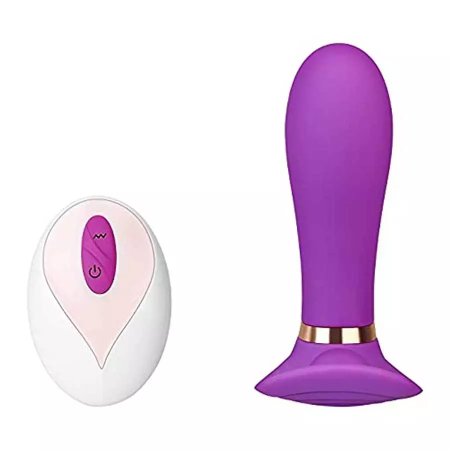 EIS Wearable G-Spot Vibrator with Clitoris & Anal Stimulators - G-Spot Stimulation, Clitoral Vibrator, Vibrating Anal Plug - Rem