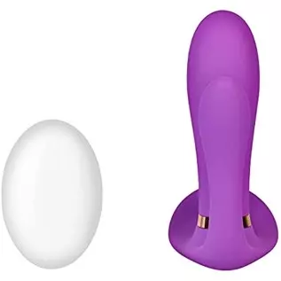 EIS Wearable G-Spot Vibrator with Clitoris & Anal Stimulators - G-Spot Stimulation, Clitoral Vibrator, Vibrating Anal Plug - Rem EIS Wearable G-Spot Vibrator with Clitoris & Anal Stimulators - G-Spot Stimulation, Clitoral Vibrator, Vibrating Anal Plug - Rem