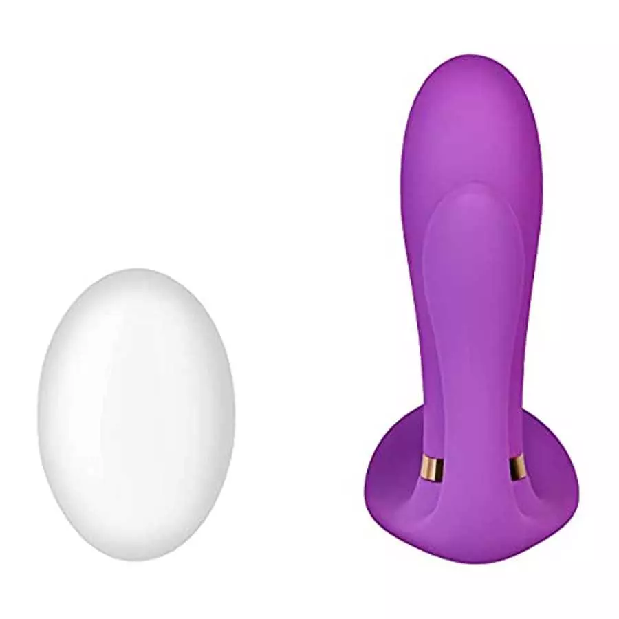 EIS Wearable G-Spot Vibrator with Clitoris & Anal Stimulators - G-Spot Stimulation, Clitoral Vibrator, Vibrating Anal Plug - Rem
